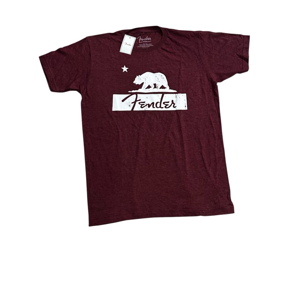 Fender Sangria Tee Shirt Size Medium Burgundy Bear Brand New With Tags
No Flaws - Picture 2 of 3